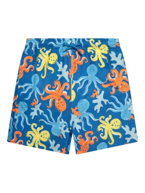 SOLISWIM KIDS graphic-print swim shorts
