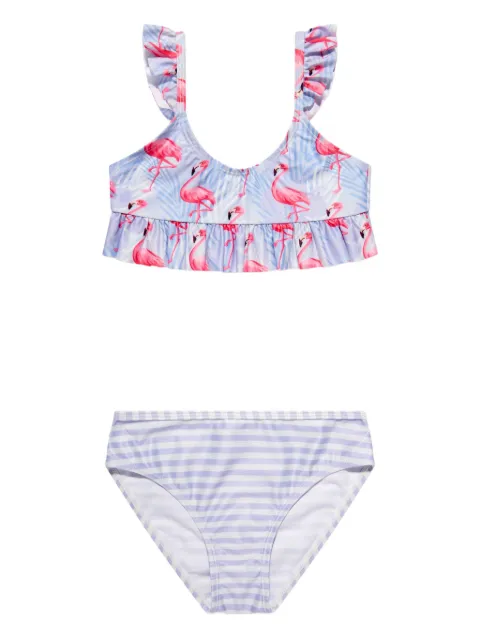 SOLISWIM KIDS graphic-print bikini