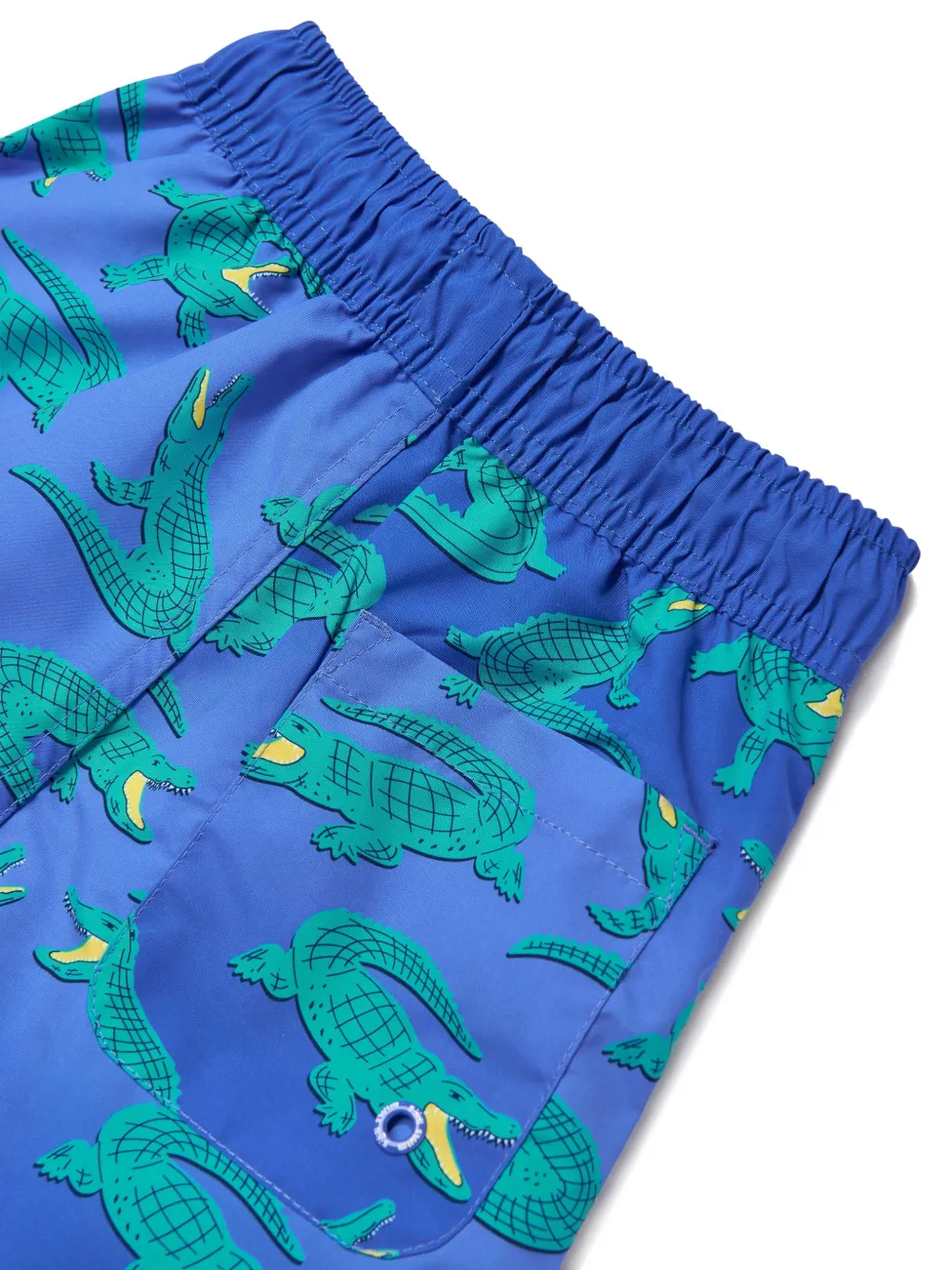 SOLISWIM KIDS Zwembroek met krokodillenprint Blauw