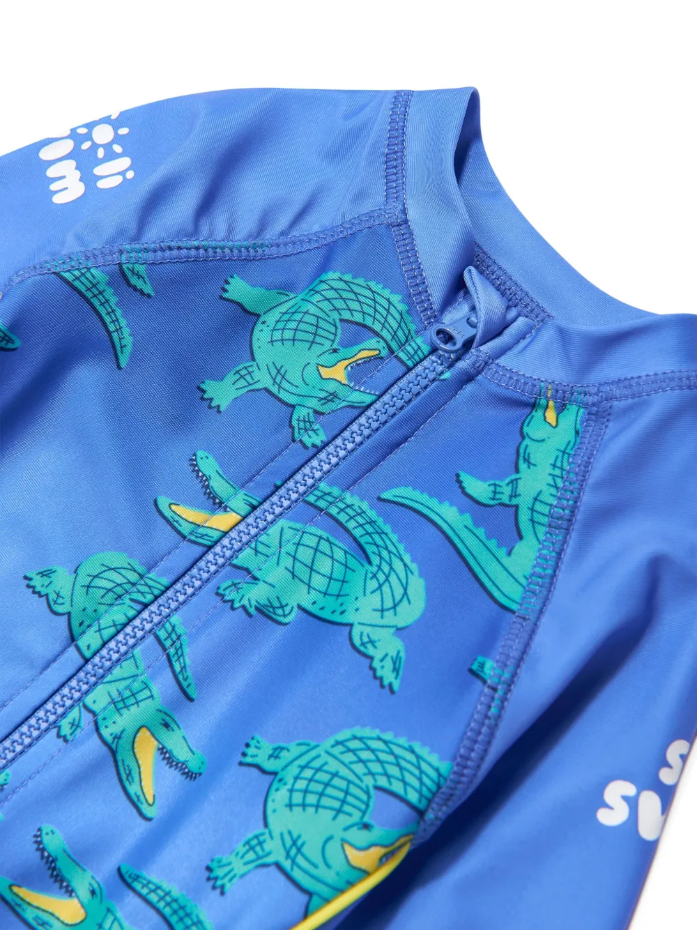 SOLISWIM KIDS Zonnepak met krokodillenprint Blauw