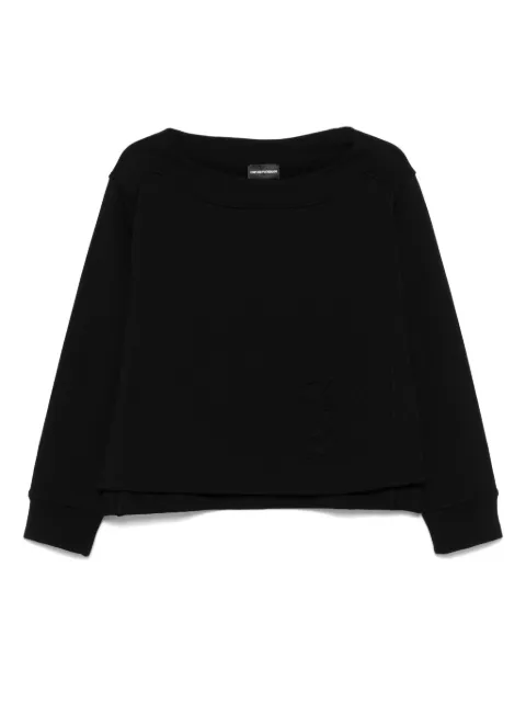 Emporio Armani logo-embossed sweatshirt
