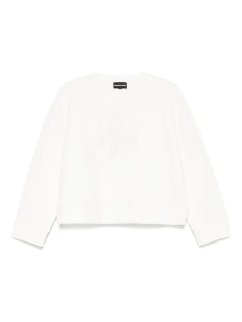 Emporio Armani sudadera con logo bordado