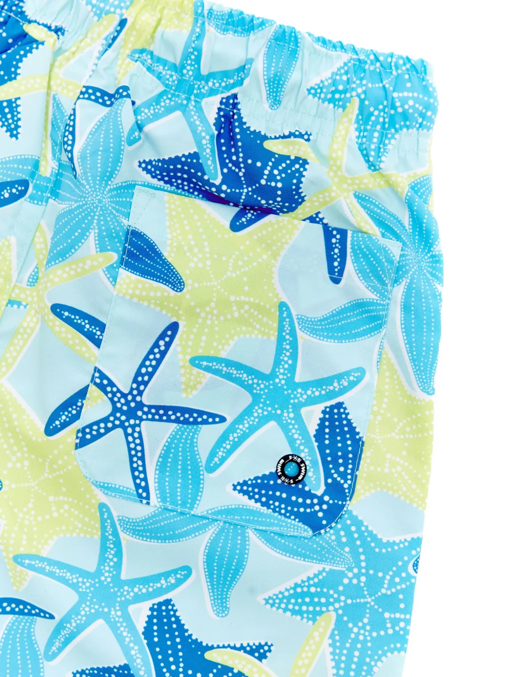 SOLISWIM KIDS Zwembroek met zeesterprint Blauw