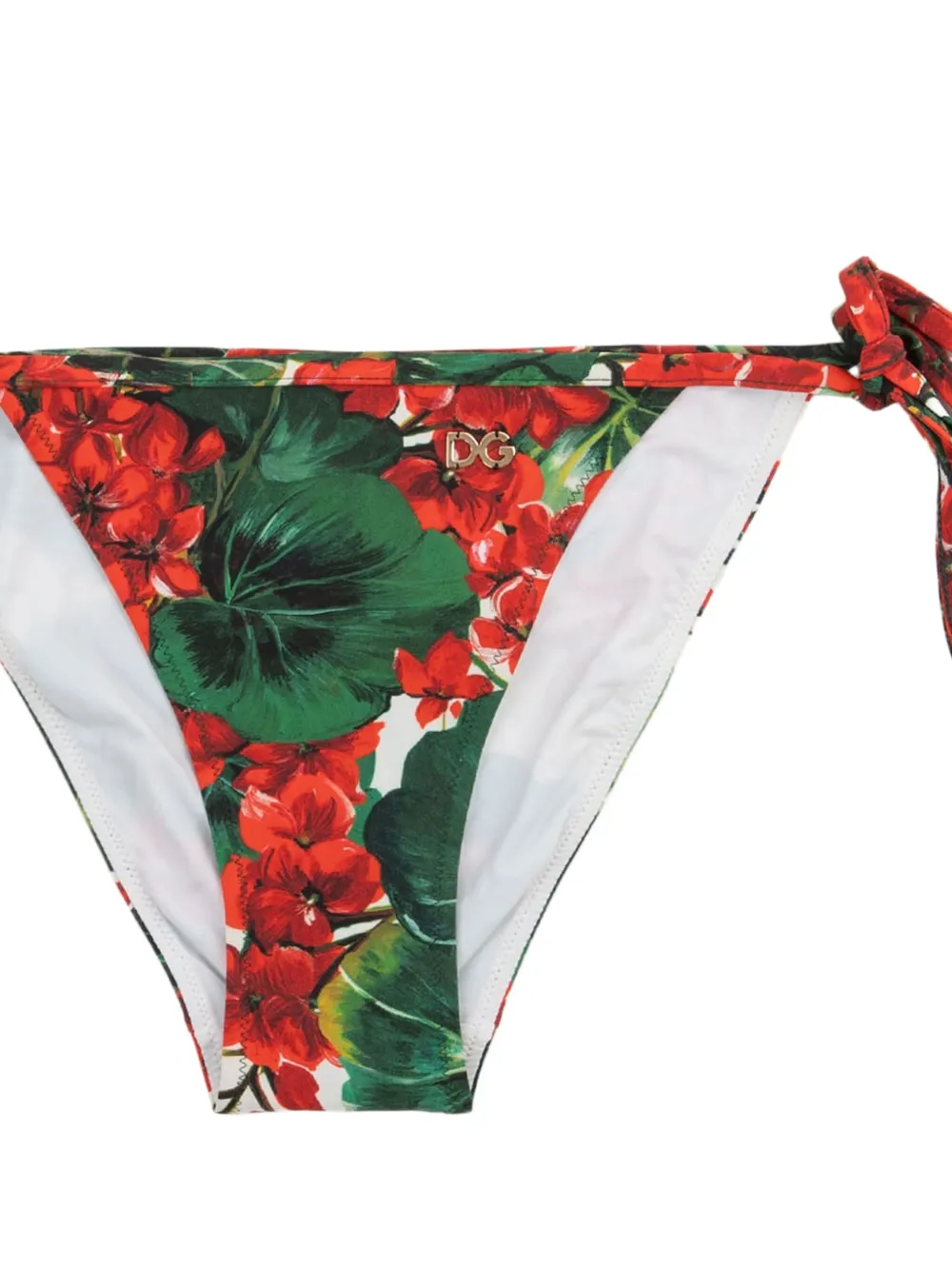 Dolce & Gabbana قطعة بكيني سفلية برباط جانبي وطبعة زهور | بكيني | Image 2