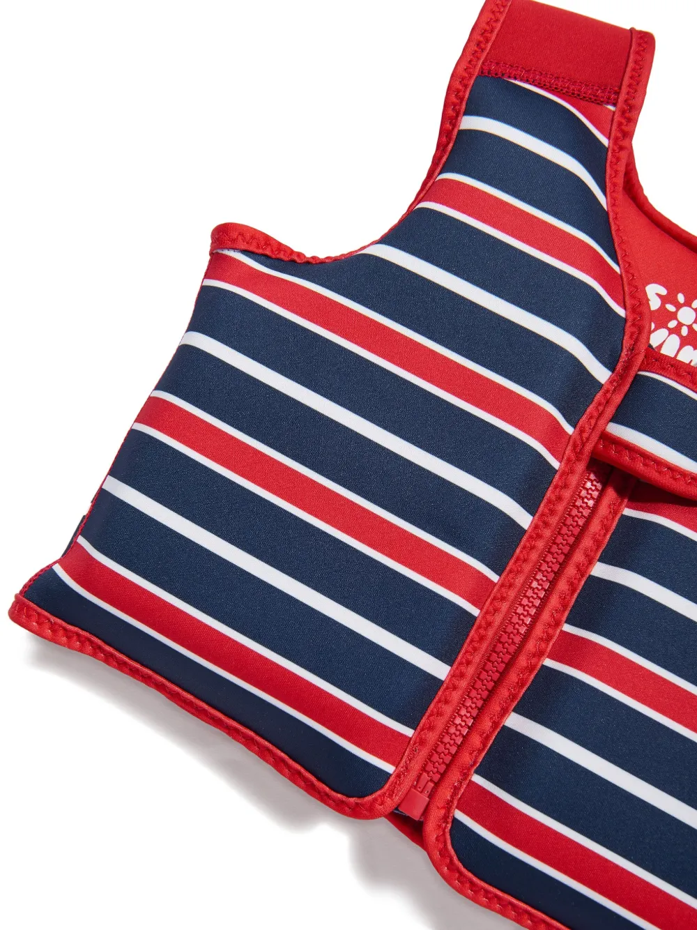 Soliswim Striped Swim Vest In Blue
