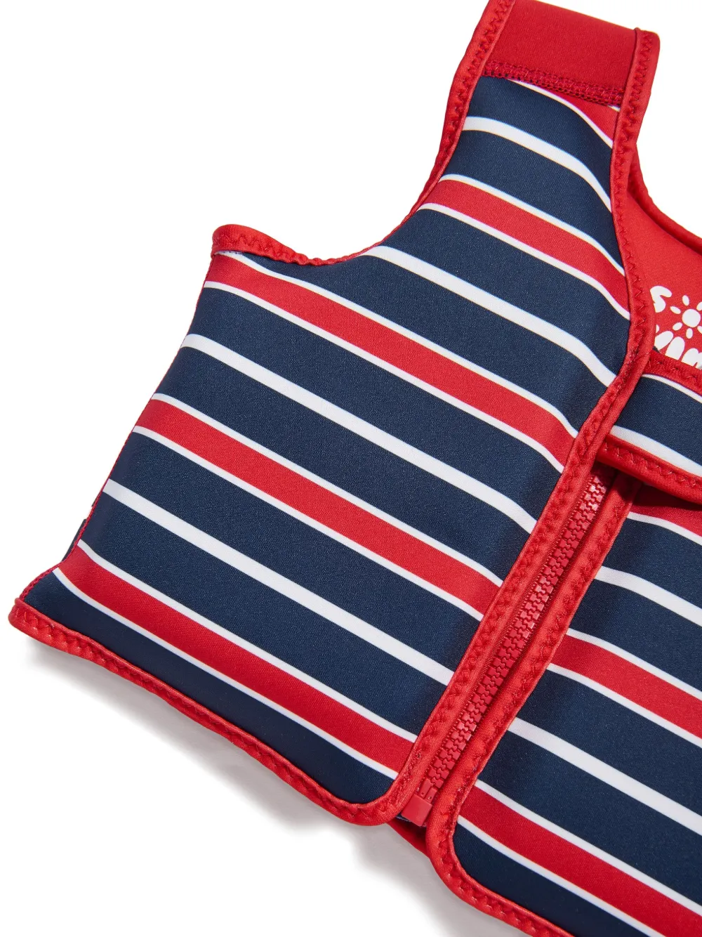 SOLISWIM KIDS Gestreepte bodywarmer Blauw