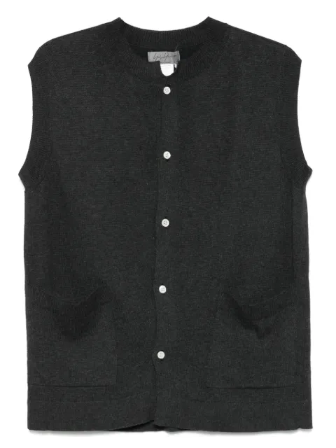 Yohji Yamamoto camiseta con cuello redondo