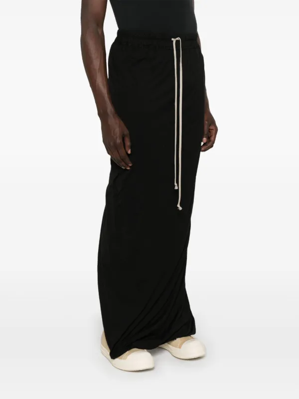 Rick Owens DRKSHDW Pillar Maxi Skirt | Black | FARFETCH