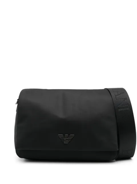 Emporio Armani logo-plaque shoulder bag
