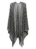 Missoni striped cape - Black
