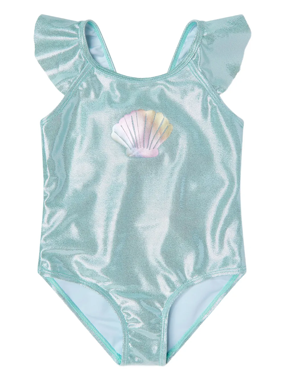 SOLISWIM KIDS メタリック ワンピース水着 - グリーン SOLISWIM KIDS メタリック ワンピース水着 - グリーン