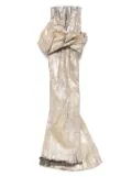 Rick Owens Draped maxi skirt - Gold