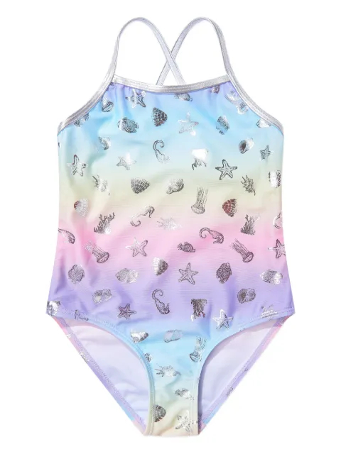 SOLISWIM KIDS traje de baño con detalles metalizados