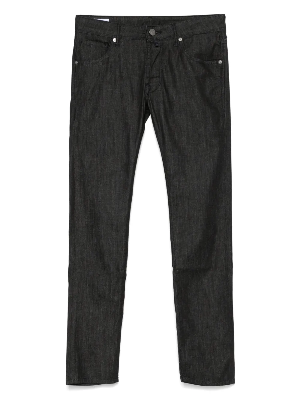 Incotex Jeans met logopatch Zwart