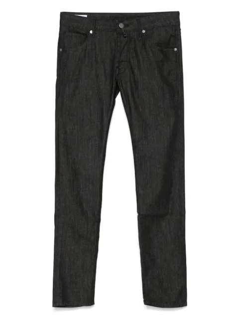 Incotex logo-patch jeans