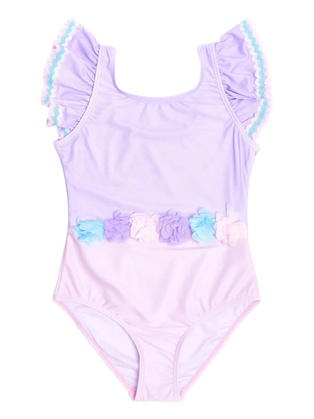 SOLISWIM KIDS Badpak met bloe patch Roze