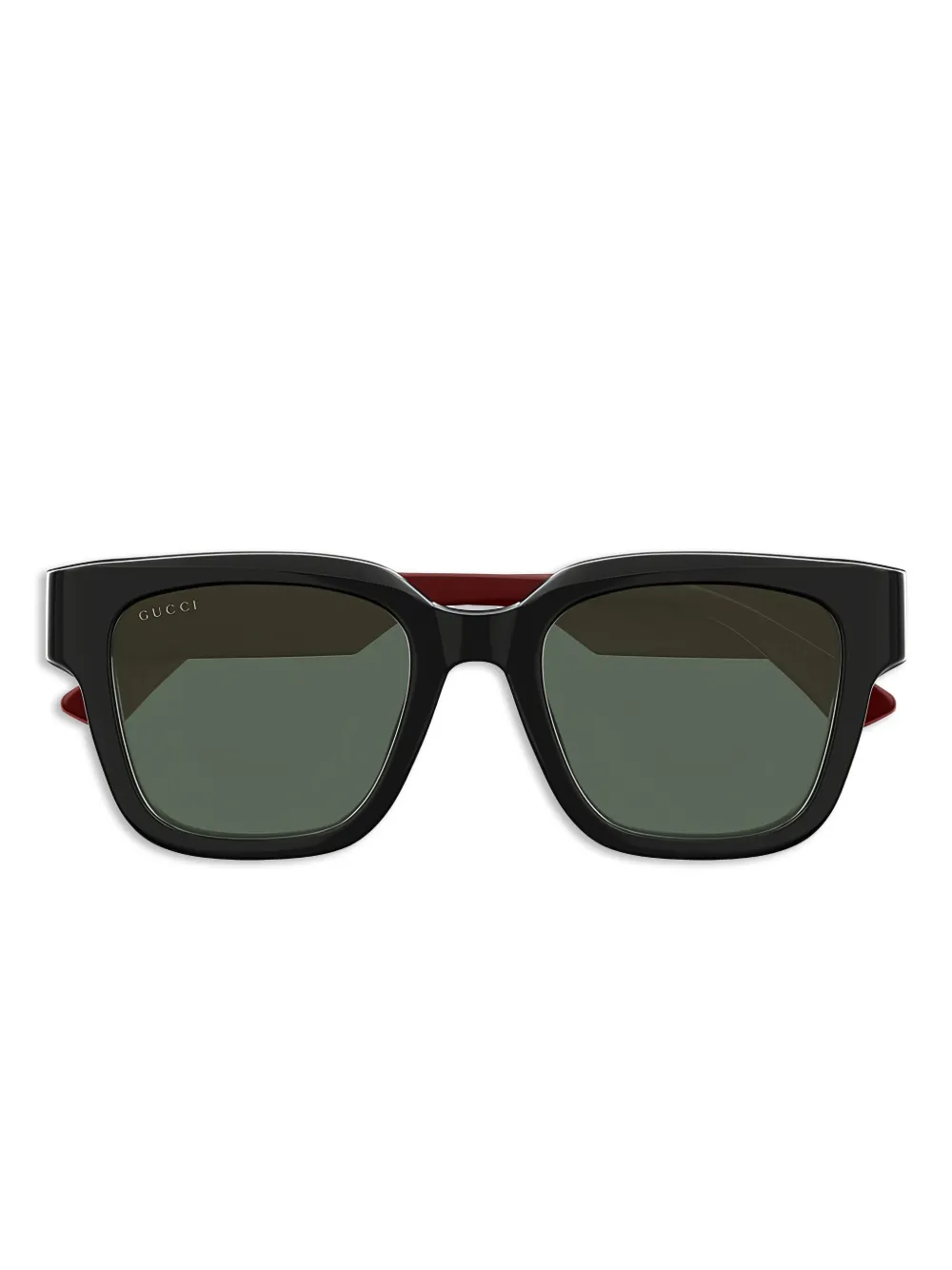 Gucci Eyewear square full-rim sunglasses Zwart