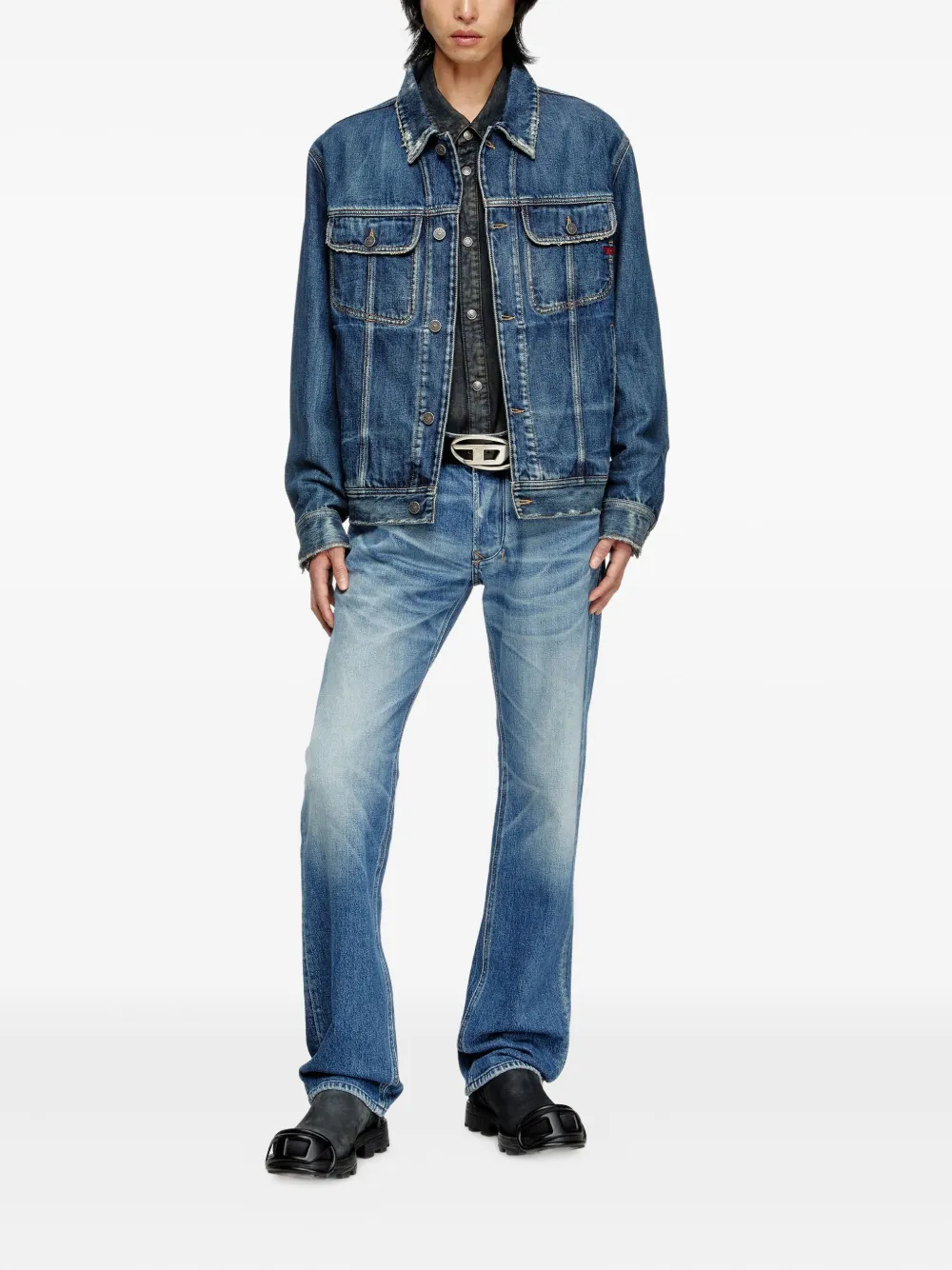 Diesel 1985 Larkee straight jeans - Blauw