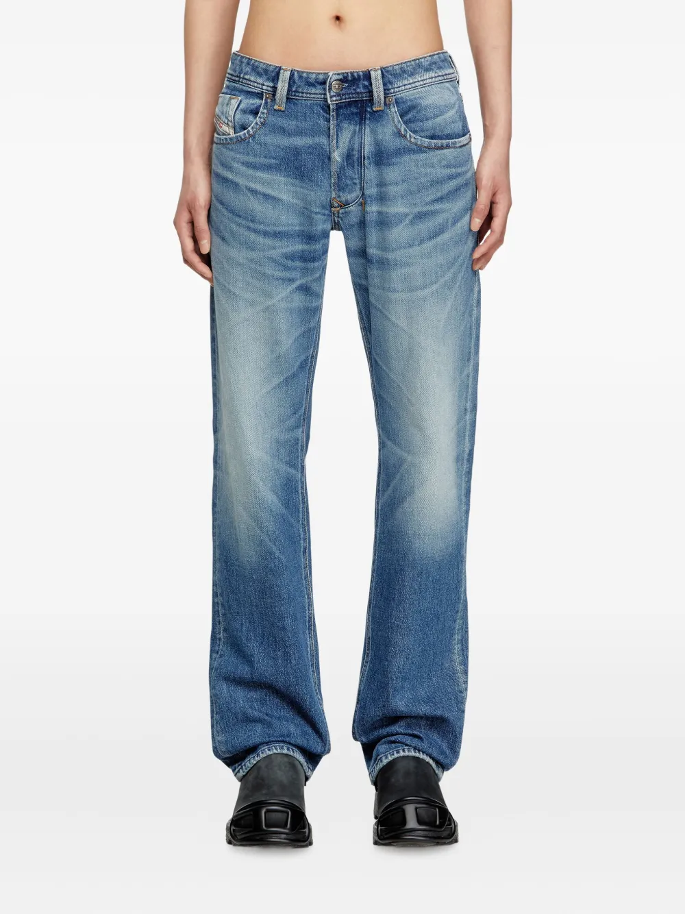 Diesel 1985 Larkee straight jeans Blauw