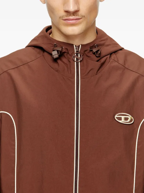 Diesel Jaqueta J-Hives Com Capuz | Marrom | FARFETCH BR