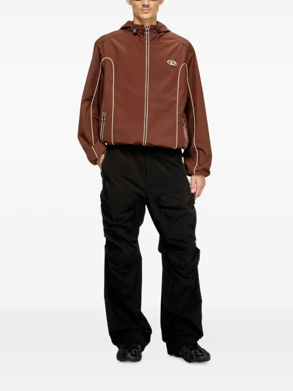 Diesel Jaqueta J-Hives Com Capuz | Marrom | FARFETCH BR