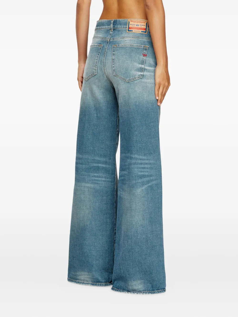 Diesel 1978 D-akemi 09m58 flared jeans Blauw
