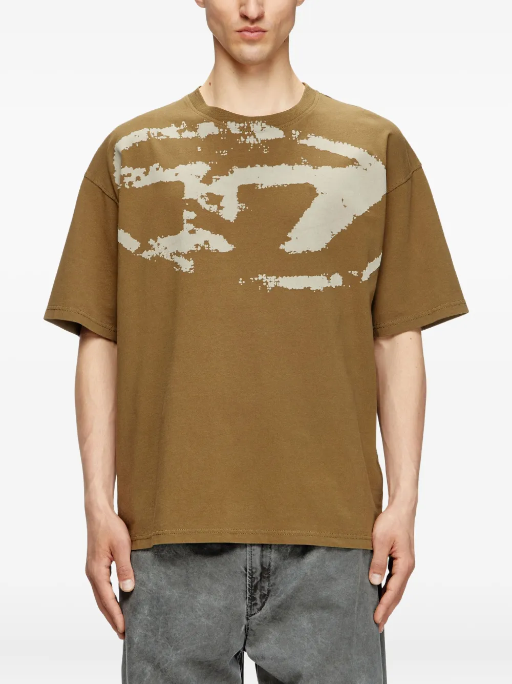 Diesel T-Boxt-N14 T-shirt Bruin
