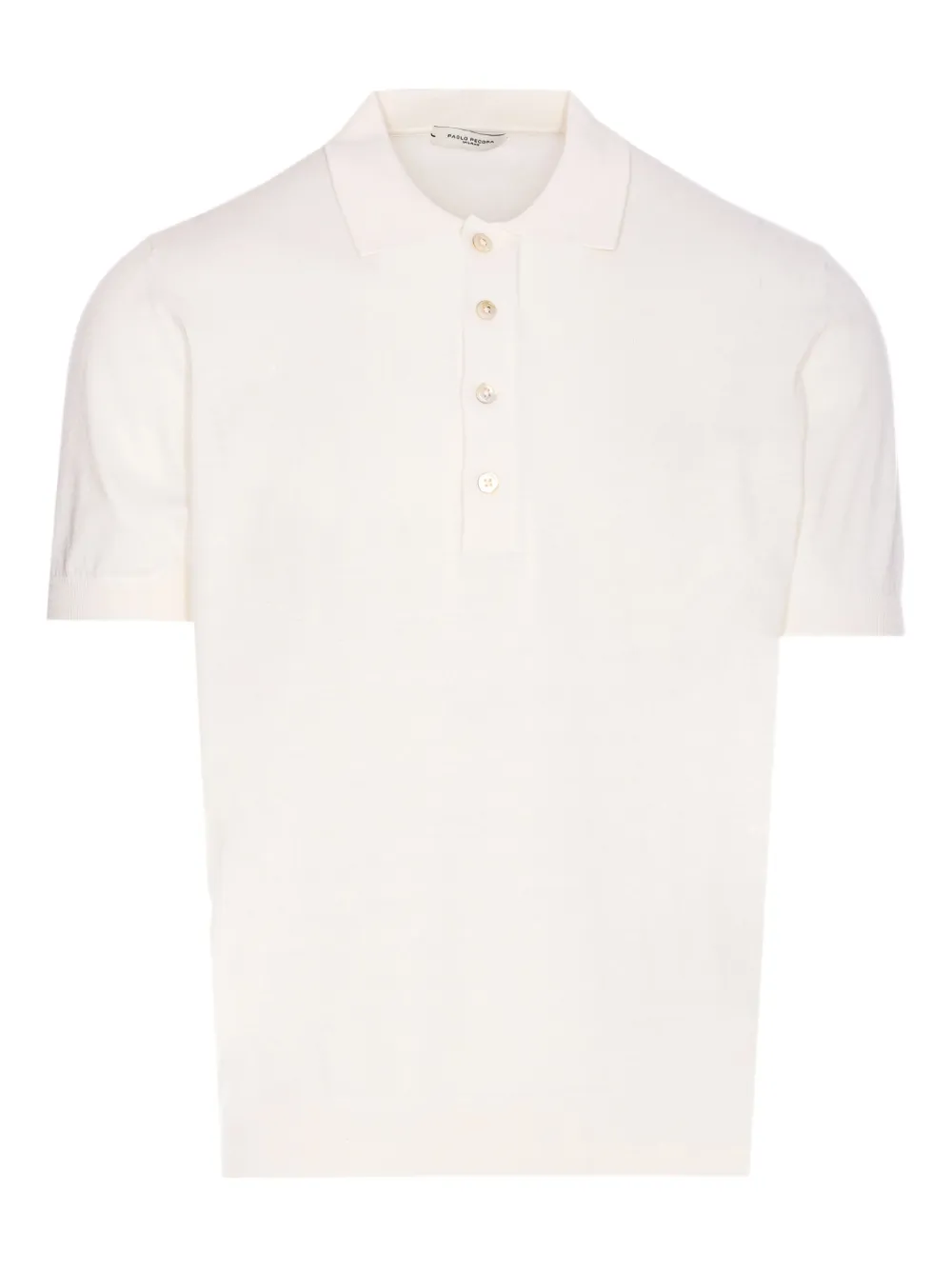Paolo Pecora silk-blend polo shirt | White | Image 1