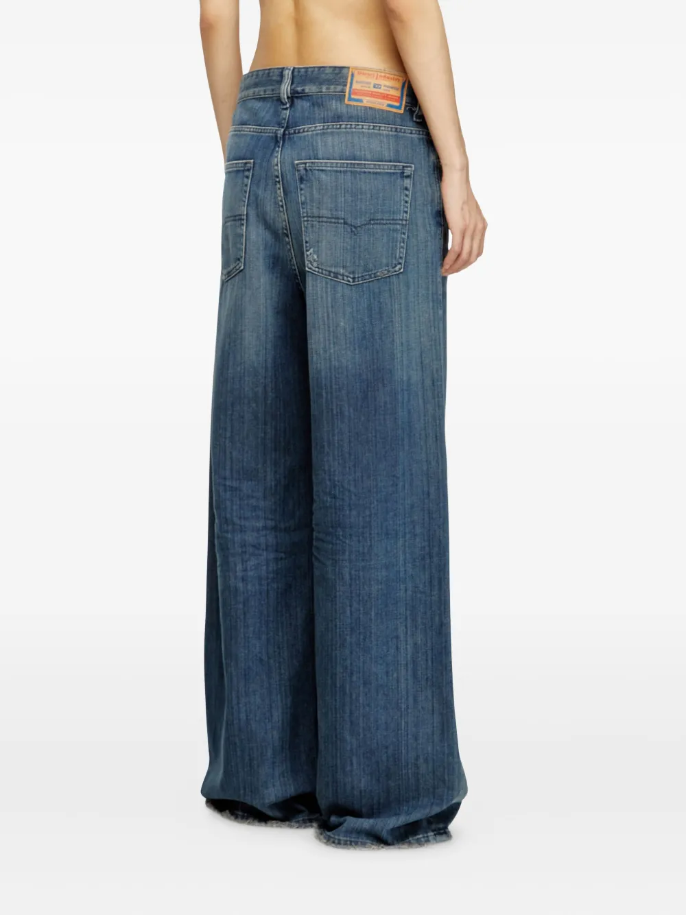 Diesel 1996 D-Sire denim jeans met wijde pijpen Blauw