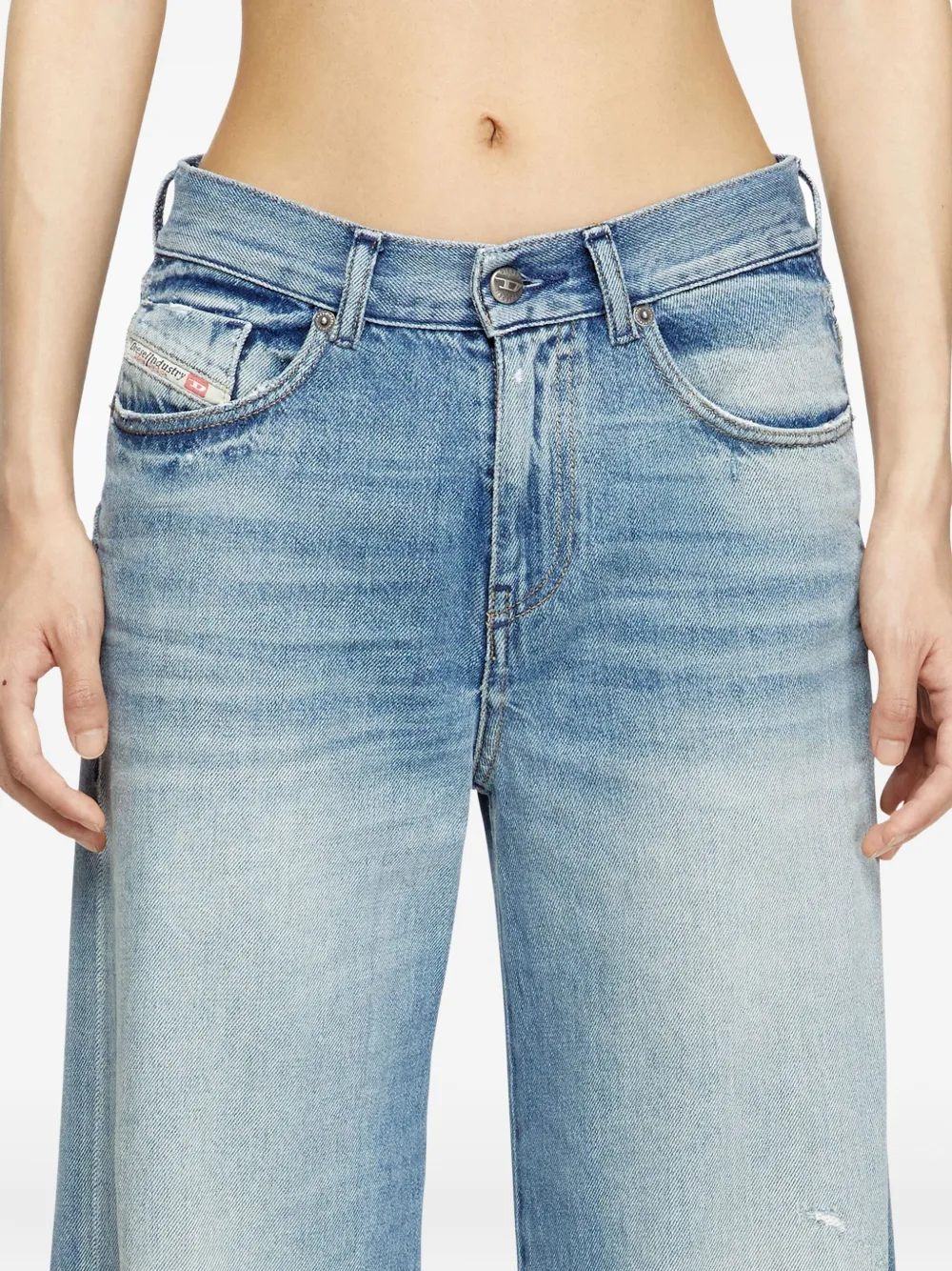 Diesel Bootcut E Flare Jeans In Blue