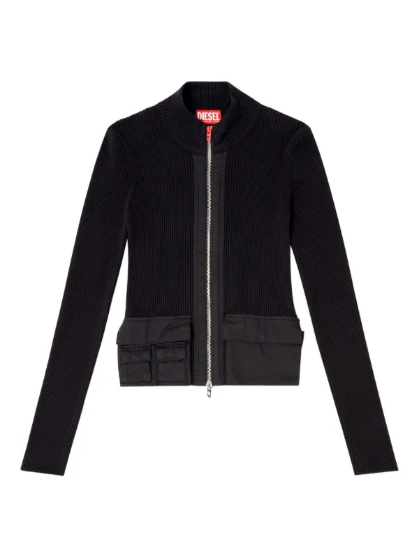DIESEL ブラック ニット Mサイズ レディース ニット M-ONERVAX-TOP（ニット/セーター）｜DIESEL