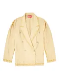 Diesel J-Keysery double-breasted blazer - Yellow