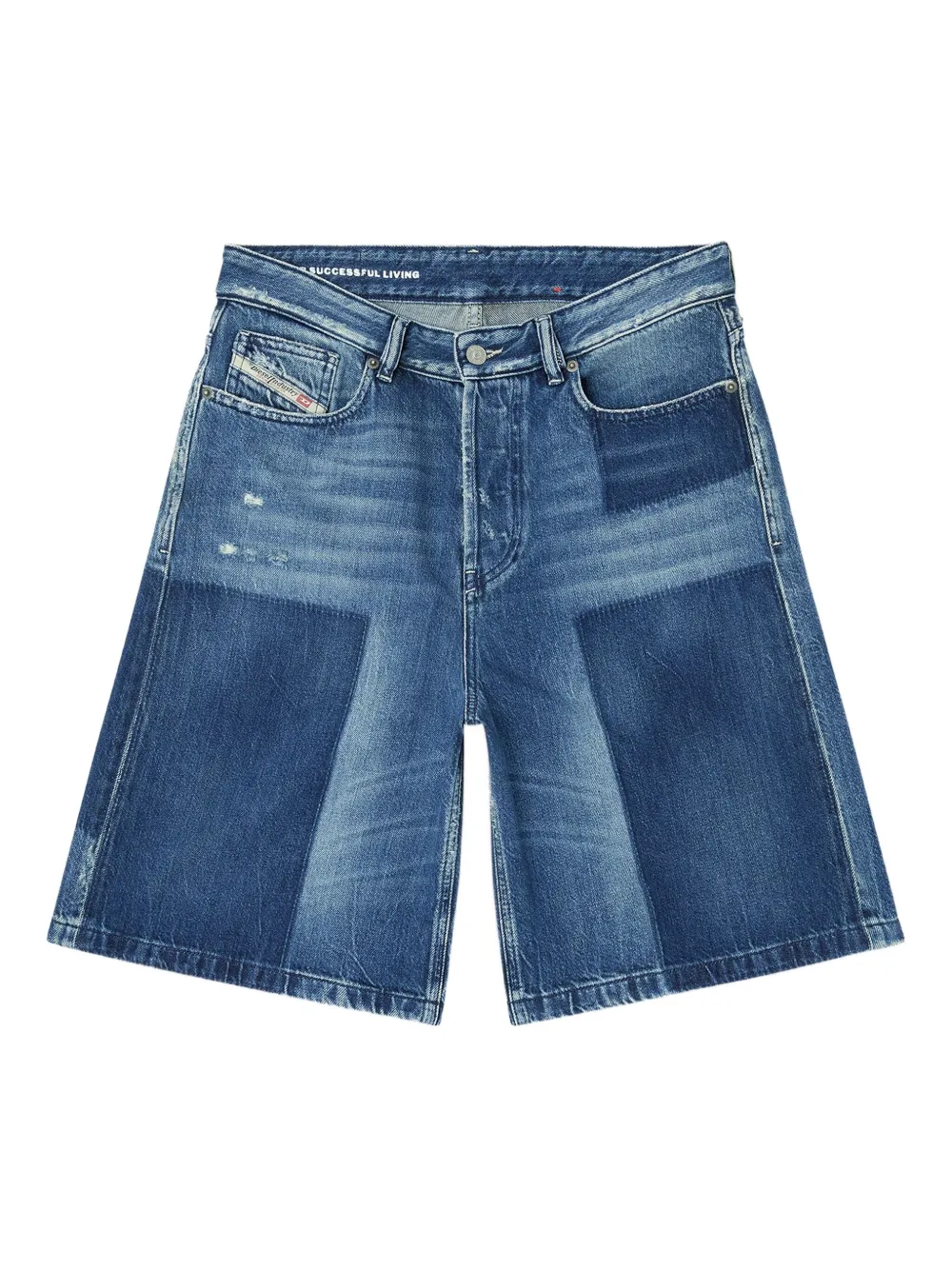 Diesel DE-SIRE denim shorts Blauw