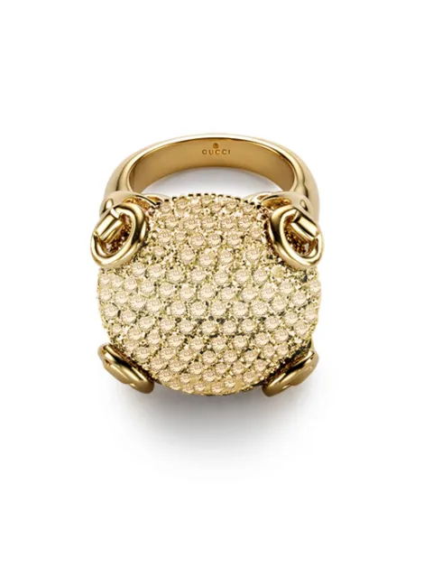 Gucci Horsebit cocktail ring