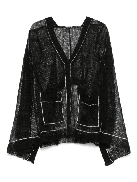 Masnada open-knit cardigan