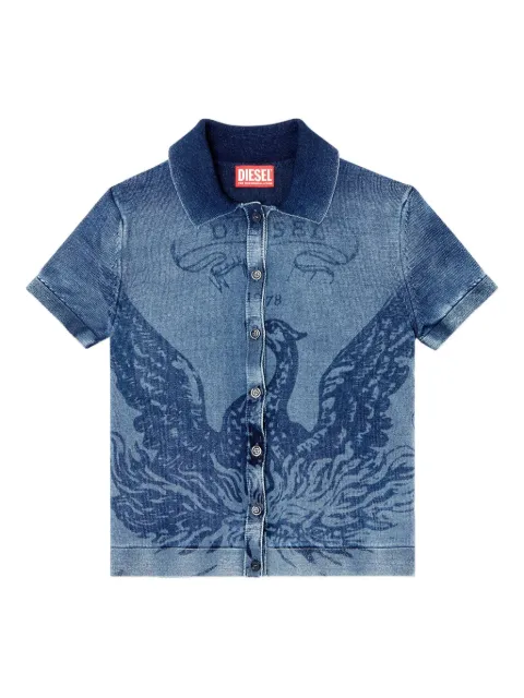 Diesel M-Fenny denim short-sleeve shirt