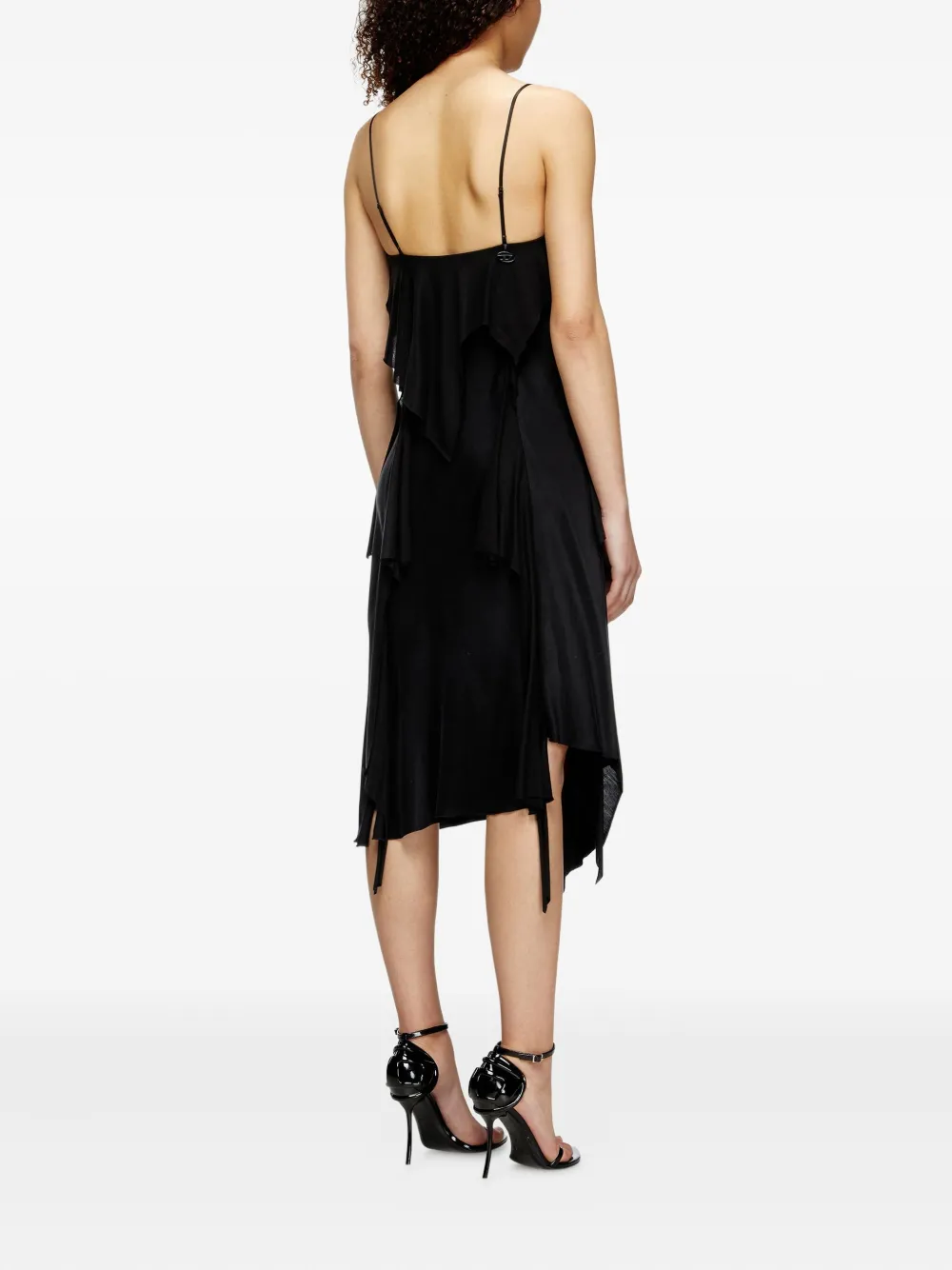 Diesel D-Ancer midi-jurk Zwart