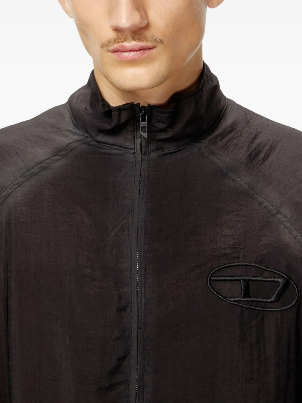 Diesel J-Henri-Souvenir jack met rits Bruin