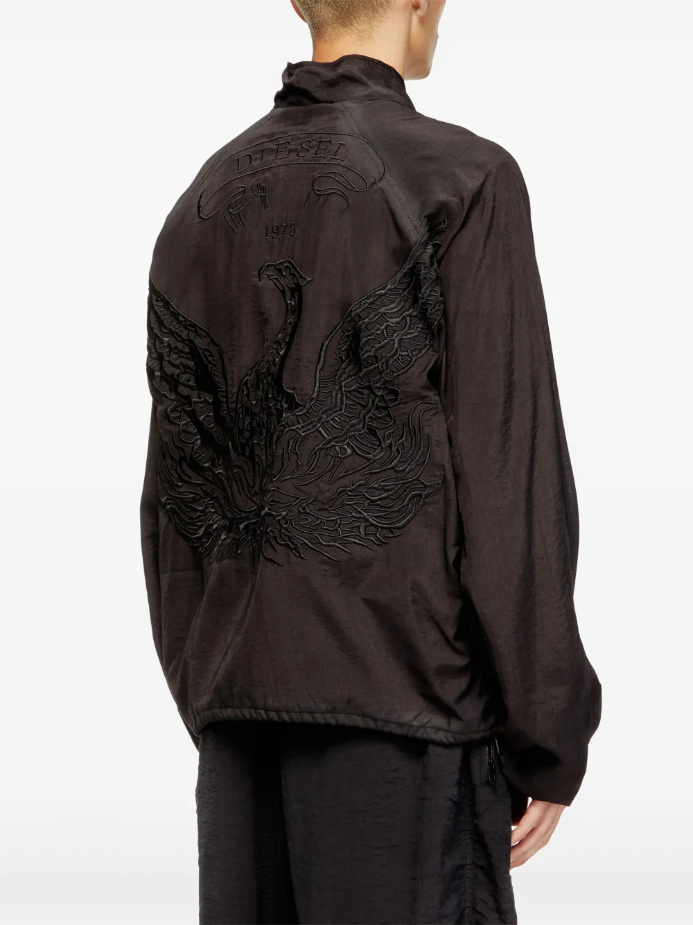 Diesel J-Henri-Souvenir jack met rits Bruin