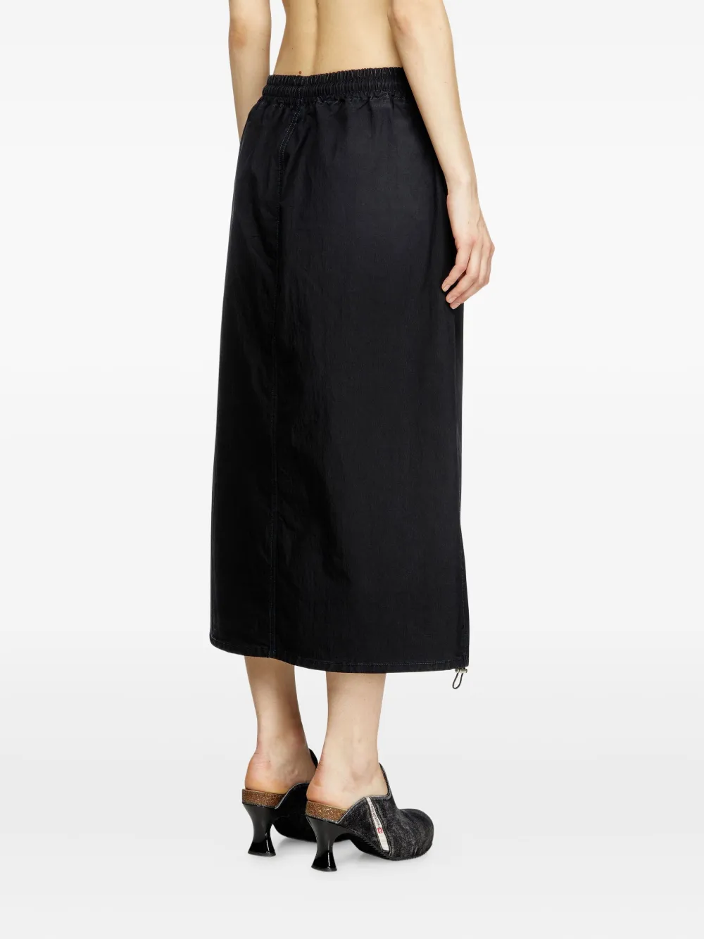 Shop Diesel Drawstring Midi Skirt