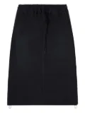 Diesel drawstring midi skirt - Black