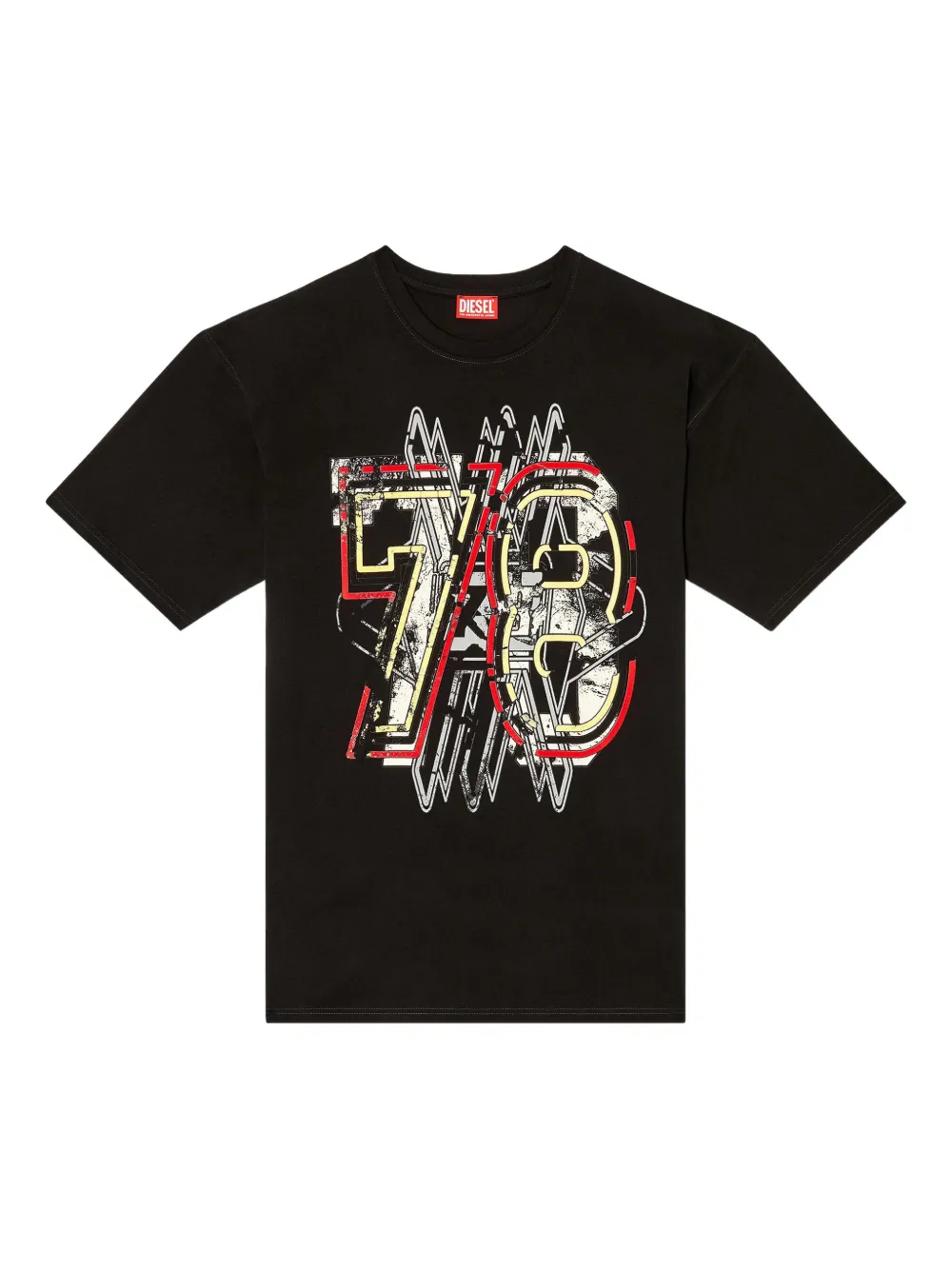 Diesel T-Boxt-T8 graphic-print T-shirt | Black | Image 1