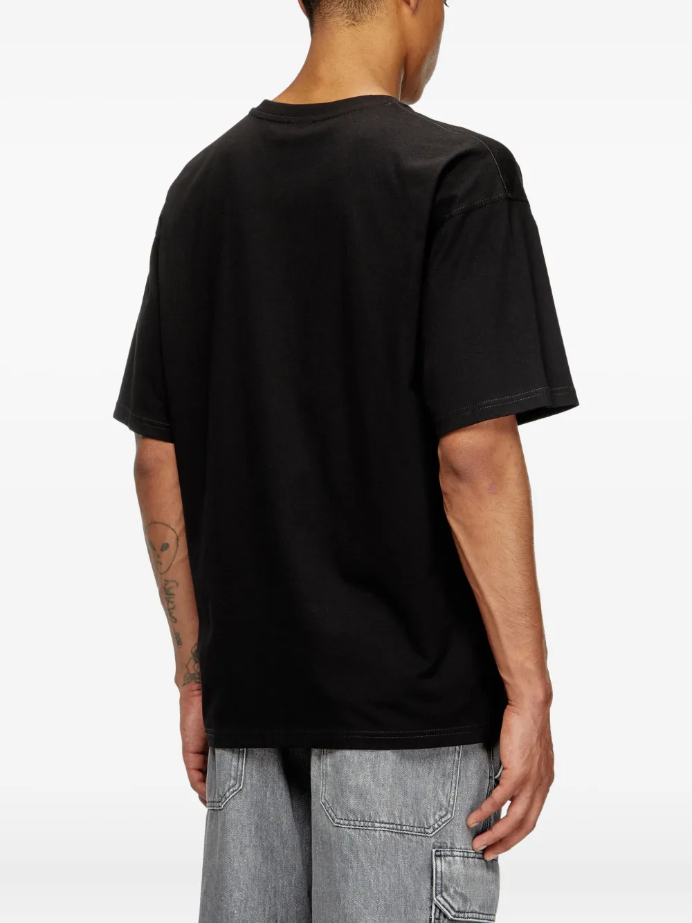 Diesel T-Boxt-T8 T-shirt met grafische print Zwart