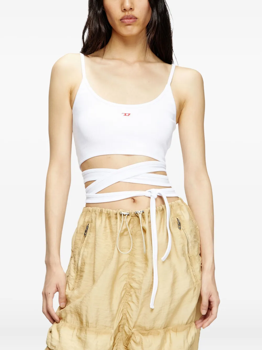 Diesel T-Leya-Tail tanktop Wit