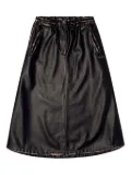 Diesel O-Blivion elasticated-waistband midi skirt - Black