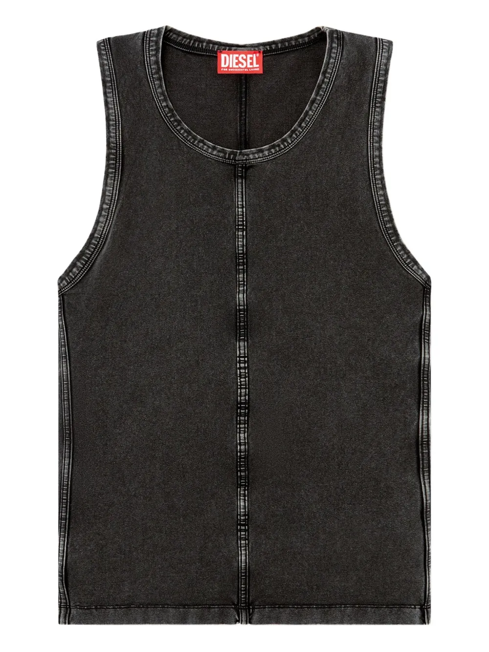 Diesel camiseta con escote redondo | negro | Image 1