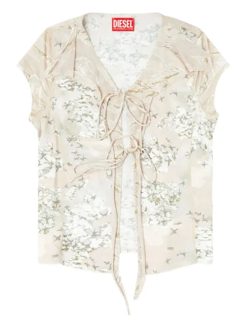Diesel top T-Afrymy con cordones