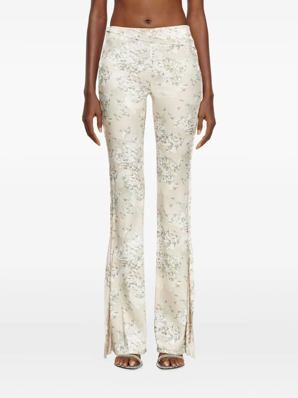 Diesel P-Affal floral-print trousers Beige