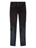 Diesel D-Bikee two-tone panelled jeans - Black