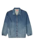 Diesel zip-fastening denim jacket - Blue
